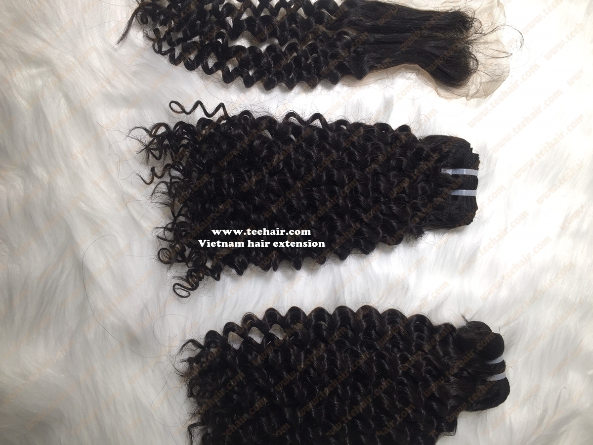 water curly hair extensions